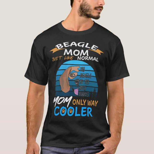 29 Beagle Mum Cooler Beagle T-Shirt (Front)