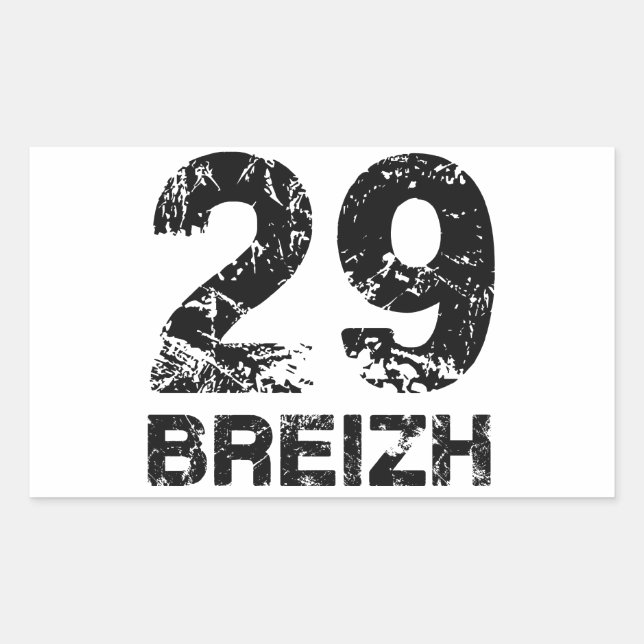 29 Breizh Rectangular Sticker (Front)