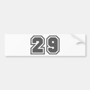 29 BUMPER STICKER