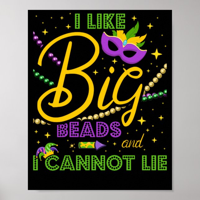 29.Carnival Mardi Gras for a Mardi gras Fan Poster (Front)