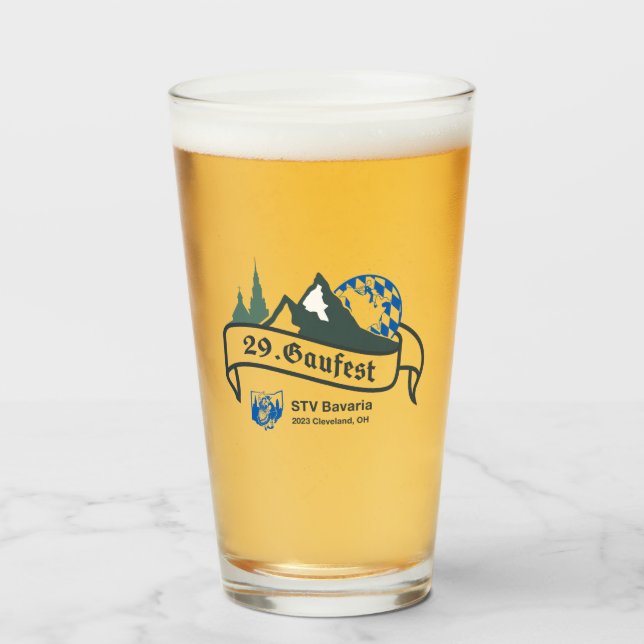 29. Gaufest beer glass (Front Filled)