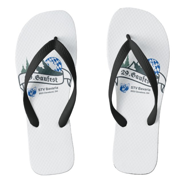 29. Gaufest Flip Flops - adult (Footbed)
