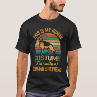 29 This Is My Human Costume I'm Really A German Sh T-Shirt