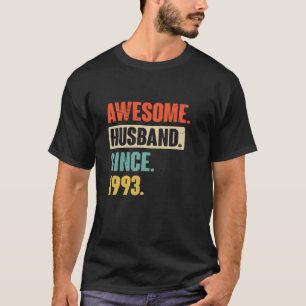 29 Wedding Aniversary Gift Him - Awesome Husband S T-Shirt