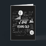 29 Year Old Bday Math Teacher 29th Birthday Gift Card<br><div class="desc">Celebrate birthdays with a clever twist! This funny math design uses equations and square roots to reveal the age, making it the perfect choice for math lovers, teachers, students, and geeks who enjoy a good nerdy joke. Great for milestone birthdays, classroom celebrations, or anyone who appreciates clever humour mixed with...</div>