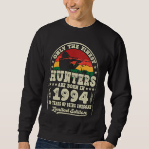 29 Year Old Deer Hunting Hunters Vintage 1994 29th Sweatshirt