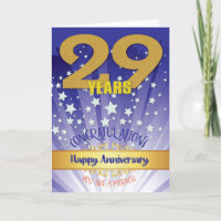29 Year Recovery Anniversary Bold Numeral