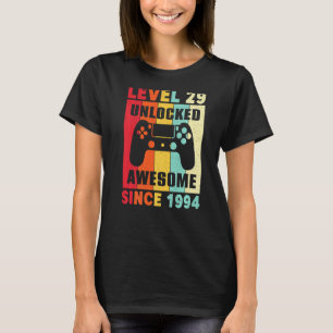 29 Years Old Awesome Since 1994 Women Men 29th Bi T-Shirt