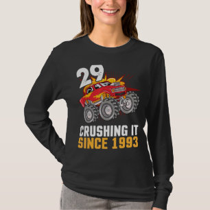 29 Years Old Happy Birthday Trucker Cruising It Si T-Shirt