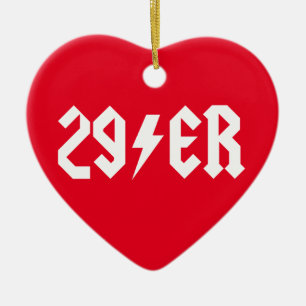 29er ceramic tree decoration