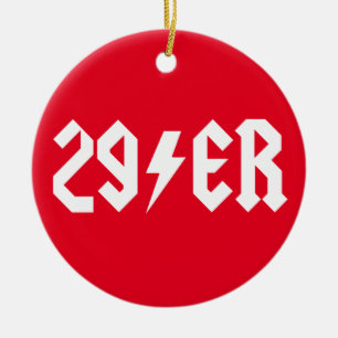 29er ceramic tree decoration