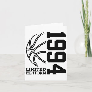 29th Birthday Sketll Limited Edition 1994  Card