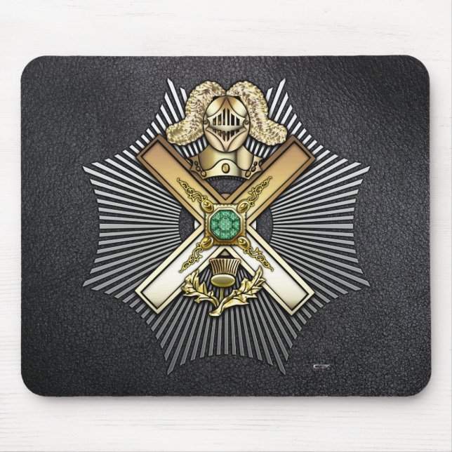 29th Degree: Knight of Saint Andrew Mouse Mat (Front)