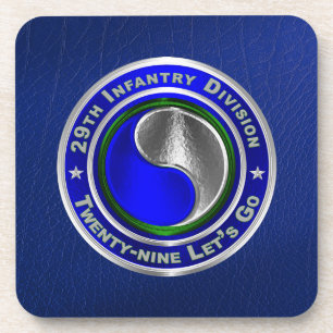 29th Infantry Division Coaster