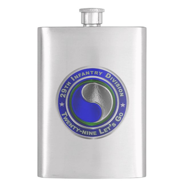 29th Infantry Division Hip Flask (Front)