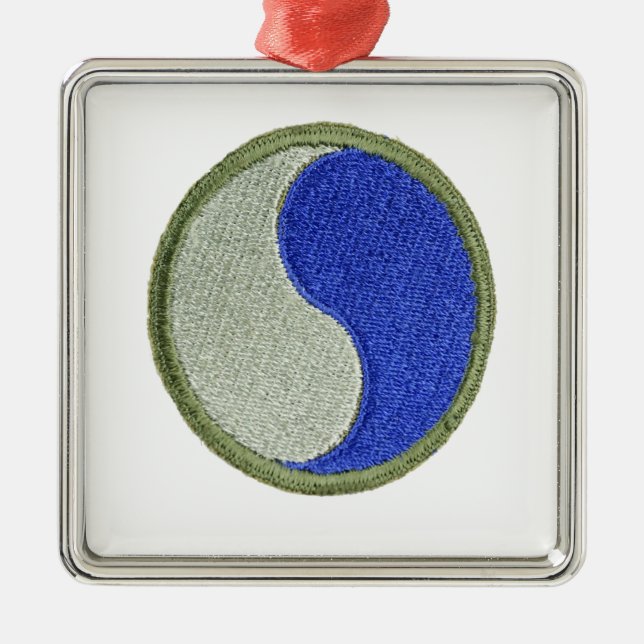 29th Infantry Metal Tree Decoration (Front)