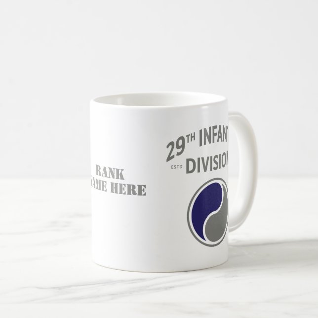 29th Infanty Division United States Military Coffee Mug (Front Right)