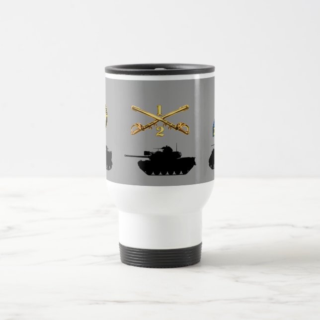 2/1st Cavalry Blackhawks AFVs Mug (Center)
