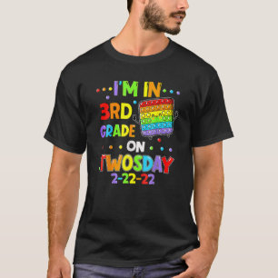 2/22/2022 Teaching 3Rd Grade On Twosday Teacher T-Shirt