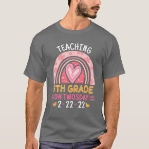 2/22/2022 Teaching 3Rd Grade On Twosday Teacher Va T-Shirt
