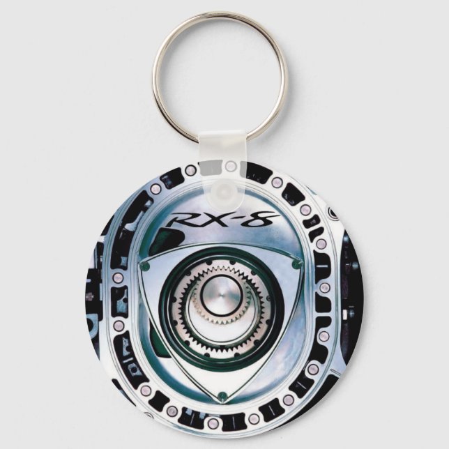 2.25" Basic RX-8 Button Keychain (Front)