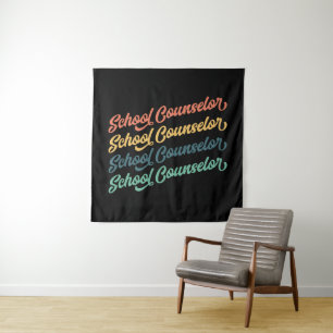 2/2- Back To School Vintage School Counsellors Tapestry