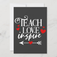 2/2 Teach Love Inspire Shirt kindergarten teachers