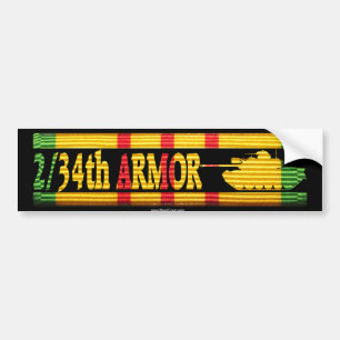 2/34th Armour M48A3 VSR Bumper Sticker