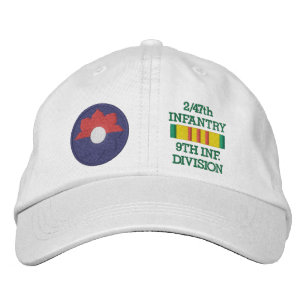 2/47th Inf. 9th Inf. Div. Patch Embroidered Hat