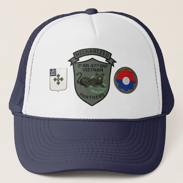 2/47th Infantry Subdued Panthers Patch Cap (Front)