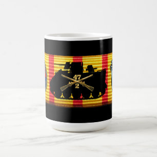 2/47th Infantry Vietnam Service Ribbon Mug