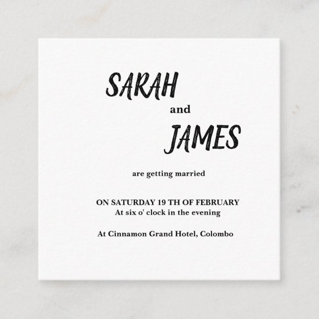 2.5" x 2.5" Enclosure Card (Front)