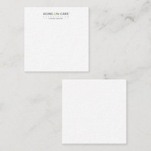 2.5" x 2.5" Flat Note Card - Florida