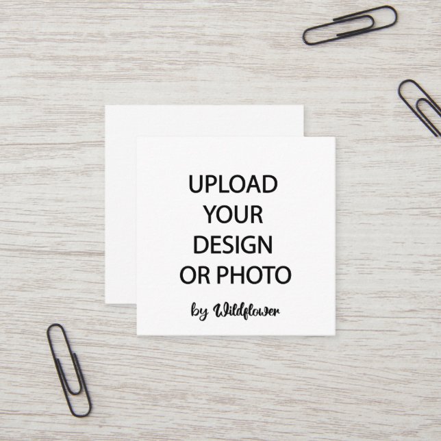 2.5" x 2.5" Office Business Card (Front/Back In Situ)