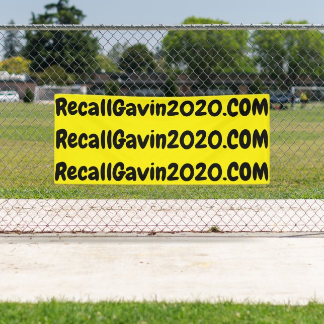 2.5ft x 6 ft red white and blue banner (Insitu)