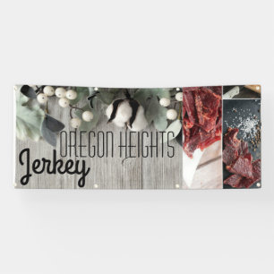 2.5'x6' Business Announcement cotton plant berries Banner