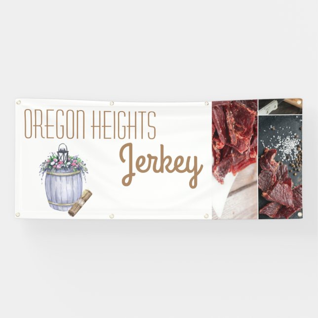 2.5'x6' Business Announcement Summer Country Weddi Banner (Horizontal)