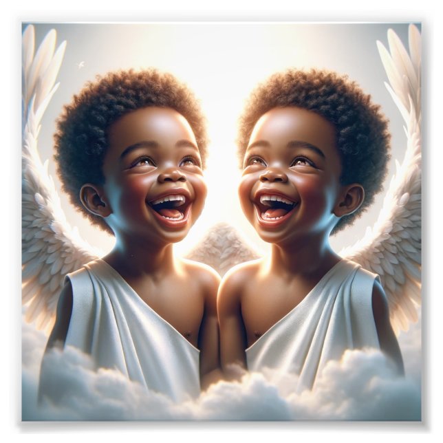 2 Angel Kidz Premium Satin Photo Paper Print (Front)