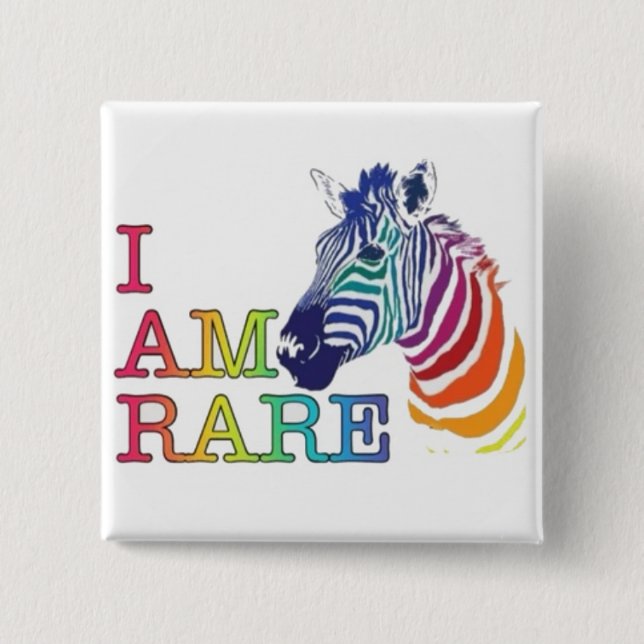 2" Badge - I Am Rare (Front)