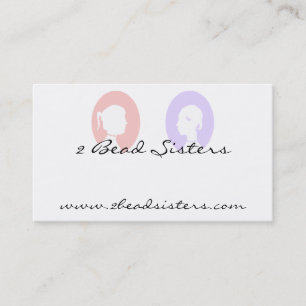 2 Bead Sisters Business Card