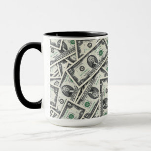 $2 Bill Money Pattern Mug