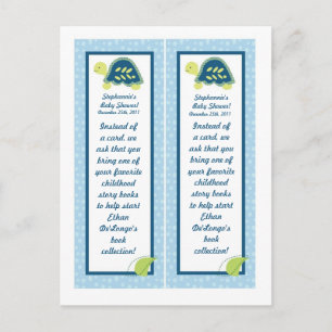2 Book Marks Turtle Reef Ocean Sea Turtle Invitation Postcard