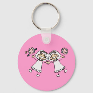 2 Brides Key Ring