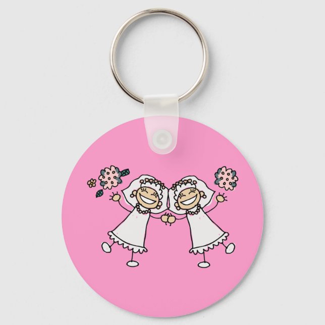 2 Brides Key Ring (Front)