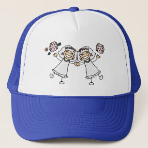 2 Brides Trucker Hat