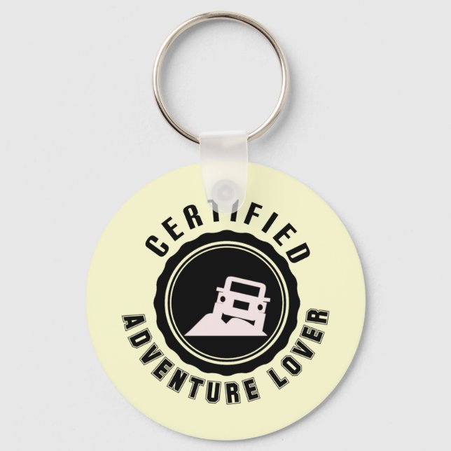 2.car lover vintage   key ring (Front)