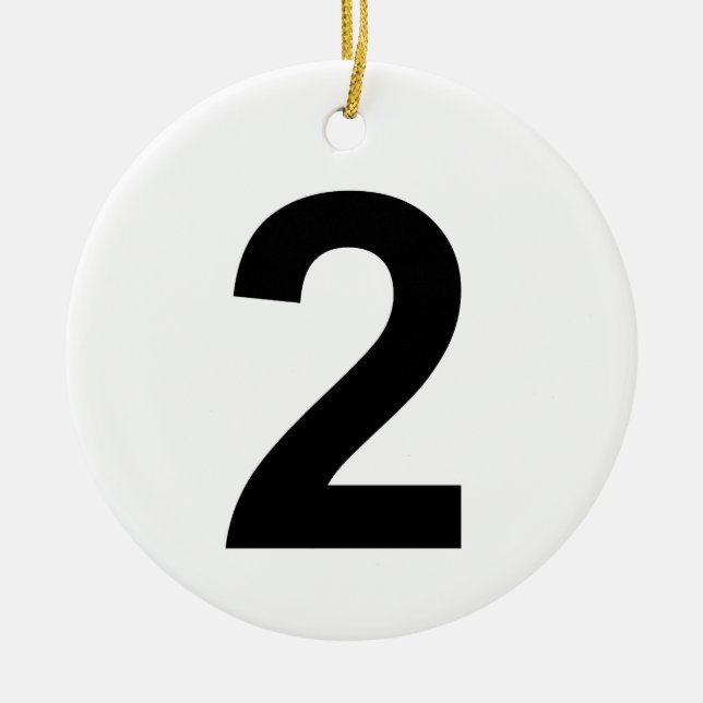 2 CERAMIC TREE DECORATION (Front)