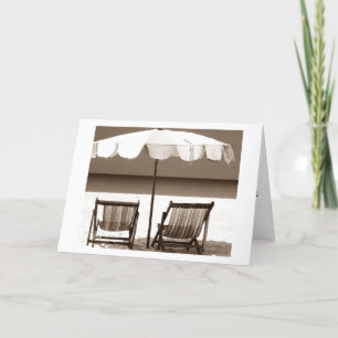 2 CHAIRS-2 FRIENDS-ONE BIRTHDAY-LET'S CELEBRATE CARD