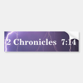 2 Chronicles 7:14 Bumper Sticker