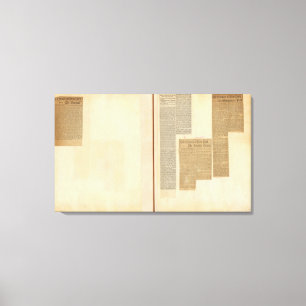 2 Clippings Canvas Print